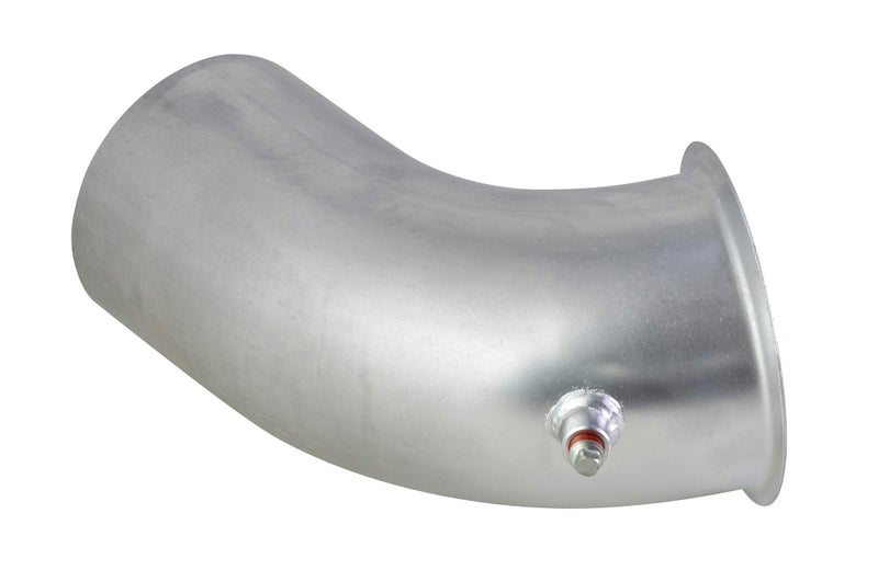 TBOZZ Exhaust Elbow Connector 64 Degree 5" Steel Aluminized FLG/OD,14-14256 - Image 1